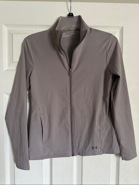 Under Armour Women’s Taupe Zip-Up Utility Jacket